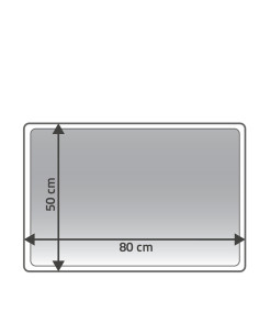 Vannas ist. paklājs Squares PVC, 50x80cm I 2