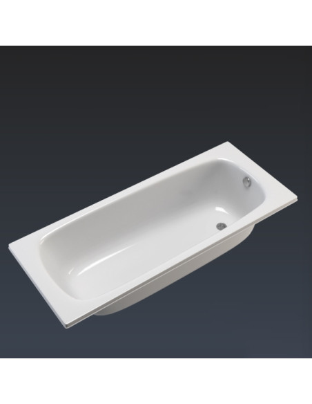 Roca Continental čuguna vanna ar pretslīdes apdari, platums 70cm, A21291 - 1