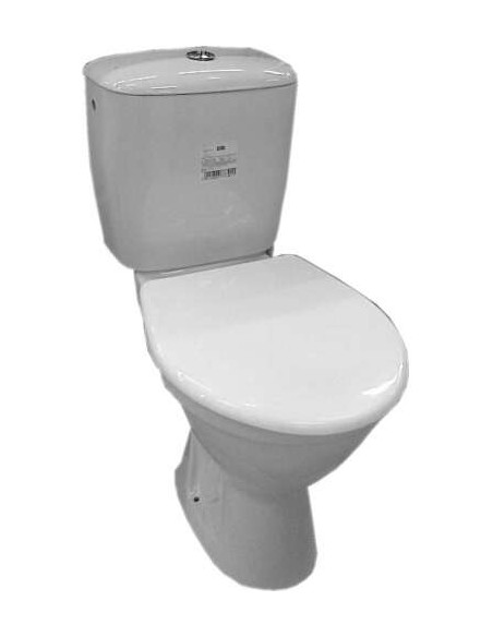 WC kompaktne "Mila",  vertikaalse väljalaskega, kate Pehme sulgemine - 1