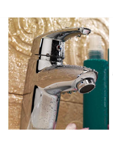 La Torre Ceramic sink faucet with drain 29001 CS chrome - 3