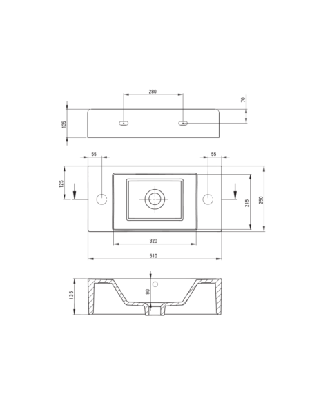 copy of Раковина Cersanit Como 60 0275005 - 1