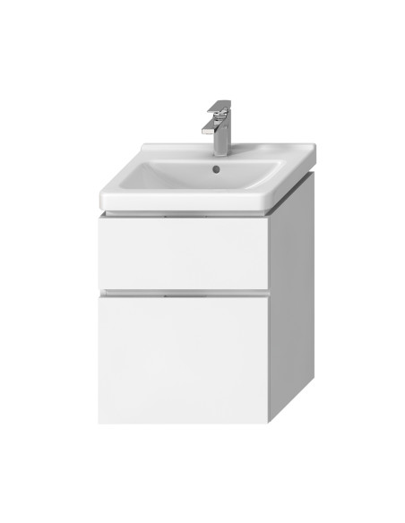 Jika Cubito Izlietnes skapītis 550 mm, 2 atvilktnes, piekarināms - 2 Jika Cubito Izlietnes skapītis 550 mm, 2 atvilktnes, piekarināms - 2