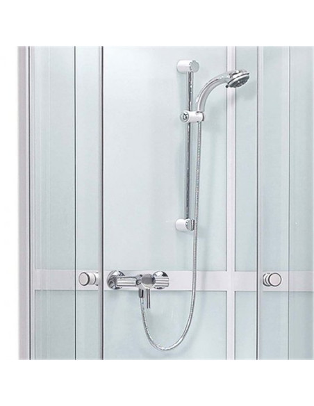 Roth Simple pusapaļa duškabīne 90x90cm, balta - 1 Roth Simple pusapaļa duškabīne 90x90cm, balta - 1