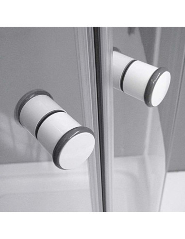 Roth Simple pusapaļa duškabīne 90x90cm, balta - 3