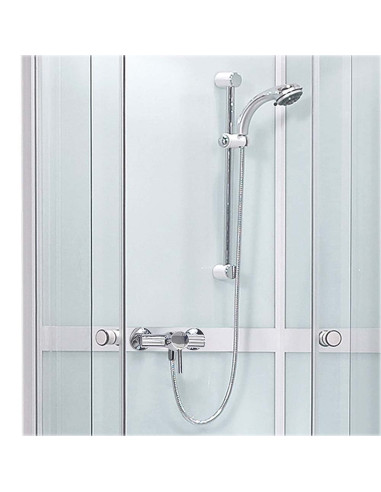 Roth Simple pusapaļa duškabīne 90x90cm, balta - 4