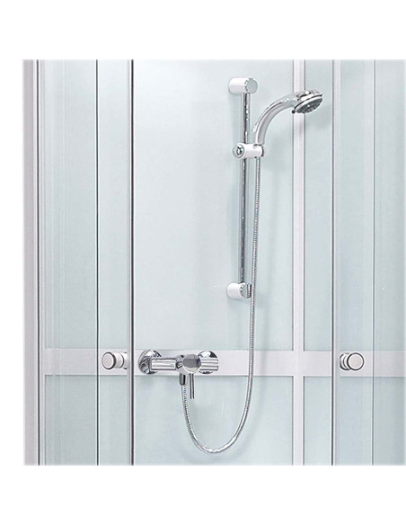 Roth Simple pusapaļa duškabīne 90x90cm, balta - 4 Roth Simple pusapaļa duškabīne 90x90cm, balta - 4