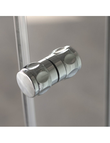 copy of Roth Simple semi-circular shower cabin 90x90cm, white - 3