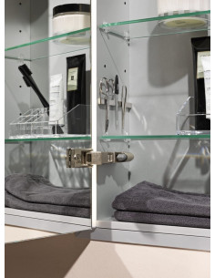 copy of Laufen FRAME25 2 durt. spoguļskapītis 100cm ar LED gaismu, alum. - 4 2