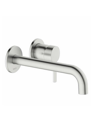Keuco Vienas sviras izlietnes maisītājs Plan blue stainless steel