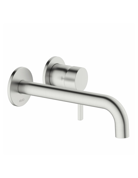 Keuco Vienas sviras izlietnes maisītājs Plan blue stainless steel