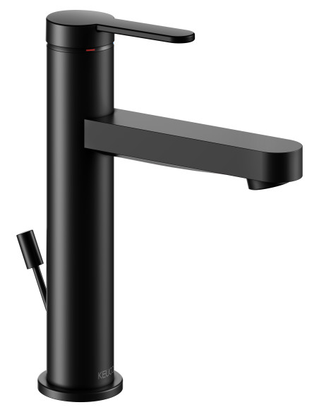 Keuco Vienas sviras izlietnes maisītājs 130 IXMO black matt