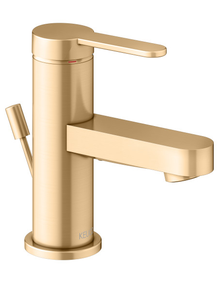 Keuco Vienas sviras izlietnes maisītājs 60 IXMO brushed brass