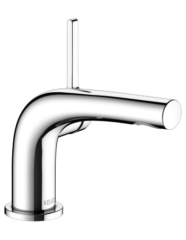 Keuco Vienas sviras izlietnes maisītājs 80 Edition 400 brushed black chrome