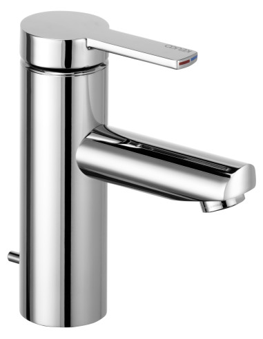 Keuco Vienas sviras izlietnes maisītājs 90 Plan blue chrome-plated