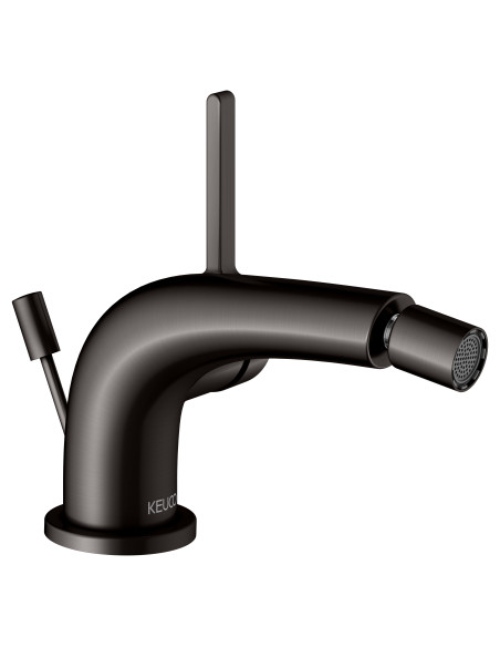 Keuco Vienas sviras bidē maisītājs Edition 400 brushed titanblack Keuco Vienas sviras bidē maisītājs Edition 400 brushed titanblack