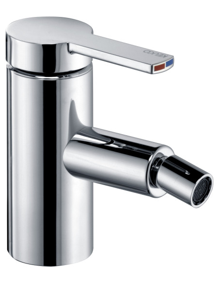 Keuco Vienas sviras bidē maisītājs Plan blue chrome-plated Keuco Vienas sviras bidē maisītājs Plan blue chrome-plated