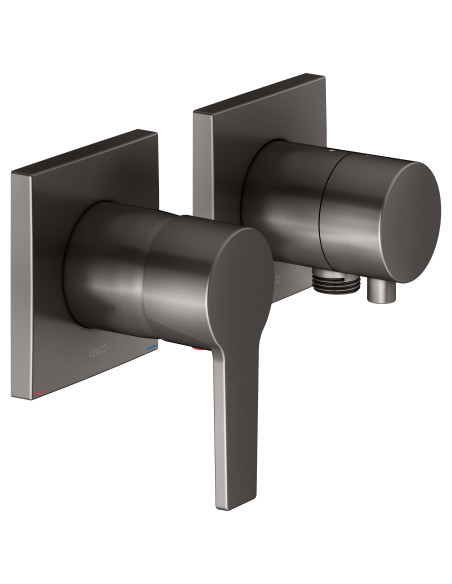 Keuco Vienas sviras maisītāja komplekts UP Edition 11 brushed titanblack Keuco Vienas sviras maisītāja komplekts UP Edition 11 brushed titanblack