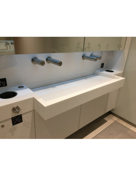 Automātisks nerūsējošā tērauda sienas ziepju dozators, 1 l ziepju tvertne, 230 V maiņstrāva Automātisks nerūsējošā tērauda sienas ziepju dozators, 1 l ziepju tvertne, 230 V maiņstrāva