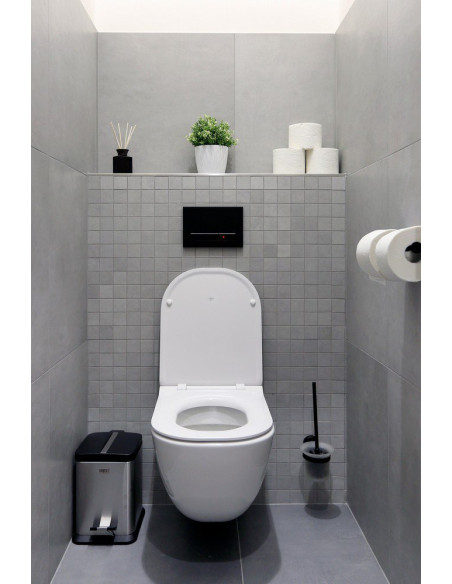 Automātiska tualetes skalošanas iekārta uzstādīšanas sistēmai SLR 21, melna plastmasa, 24 V DC Automātiska tualetes skalošanas iekārta uzstādīšanas sistēmai SLR 21, melna plastmasa, 24 V DC