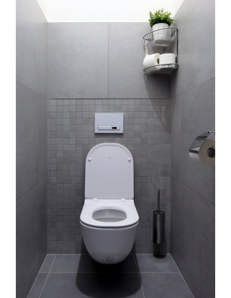 Automātiska tualetes skalošanas iekārta uzstādīšanas sistēmai SLR 21, balta plastmasa, 24 V DC Automātiska tualetes skalošanas iekārta uzstādīšanas sistēmai SLR 21, balta plastmasa, 24 V DC