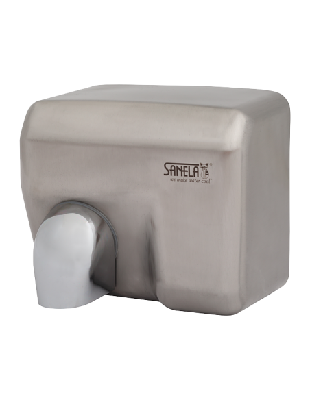 Automātisks sienas roku žāvētājs ar nerūsējošā tērauda matētu vāku