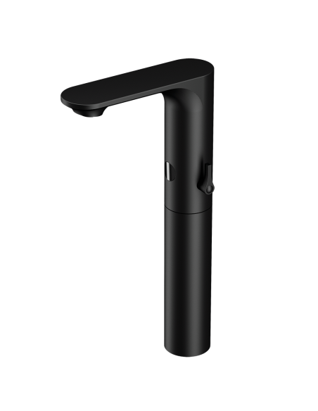 Automātiskais izlietnes maisītājs, melns, 6 V Automātiskais izlietnes maisītājs, melns, 6 V