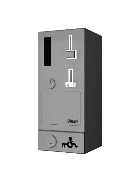 Monētu un žetonu automāts durvju atvēršanai ar GSM moduli, EURO KEY, 24V DC