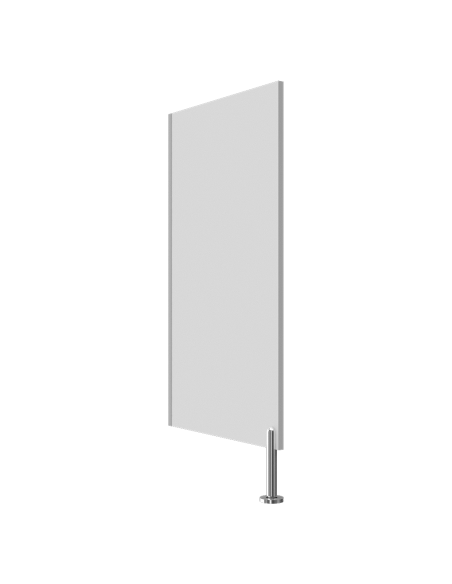 Sadalošais aizkars starp pisuāriem, baltā krāsā Sadalošais aizkars starp pisuāriem, baltā krāsā