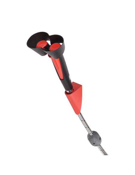 Rokas acu duša ar divām smidzināšanas galviņām ar turētāju sienā Rokas acu duša ar divām smidzināšanas galviņām ar turētāju sienā