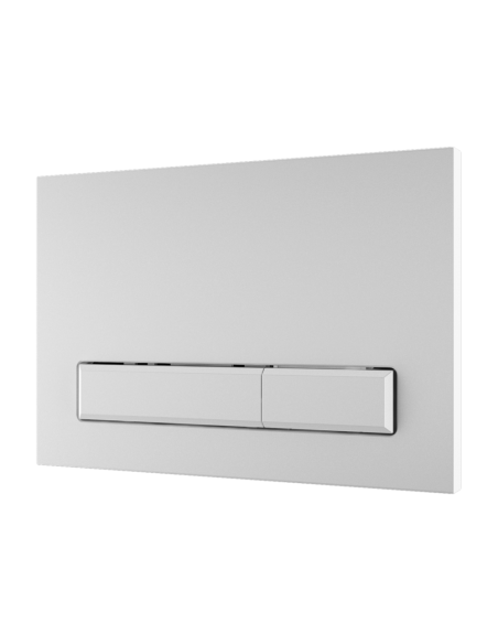 Mehāniskā tualetes skalošanas iekārta uzstādīšanas sistēmām SLR 21, balta plastmasa Mehāniskā tualetes skalošanas iekārta uzstādīšanas sistēmām SLR 21, balta plastmasa