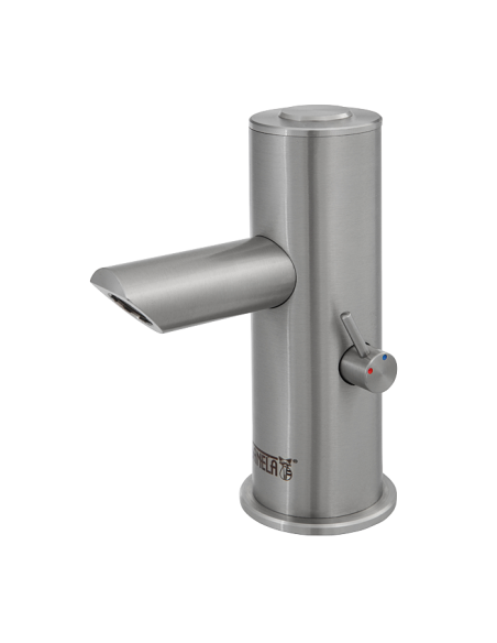 Pjezo nerūsējošā tērauda izlietnes maisītājs, 24 V DC Pjezo nerūsējošā tērauda izlietnes maisītājs, 24 V DC