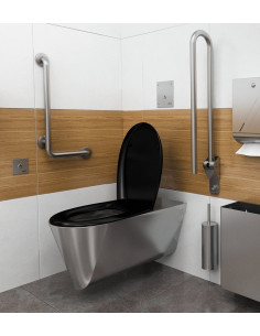 Pjezo vandālizturīgs tualetes skalošanas bloks ar attālinātu vadību, 24 V DC 2