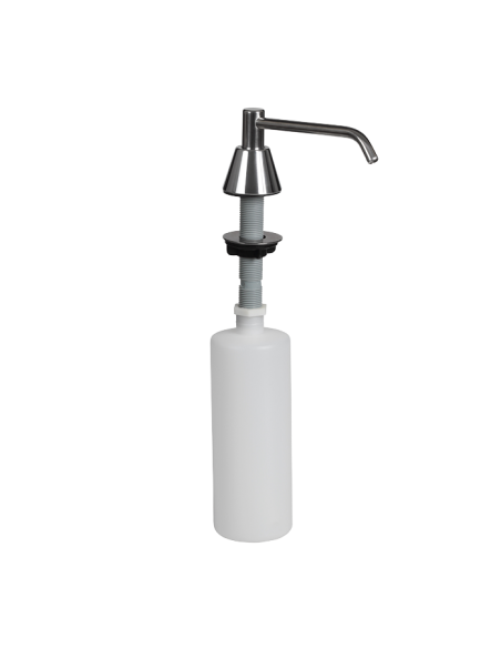 Padziļināts šķidro ziepju dozators, tilpums 0,6 l, pulēts Padziļināts šķidro ziepju dozators, tilpums 0,6 l, pulēts