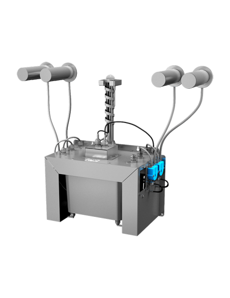 Komplektā 4gab. automātiskie nerūsējošā tērauda sienas ziepju dozatori, 6 l centrālā ziepju tvertne, 230 V maiņstrāva Komplektā 4gab. automātiskie nerūsējošā tērauda sienas ziepju dozatori, 6 l centrālā ziepju tvertne, 230 V maiņstrāva