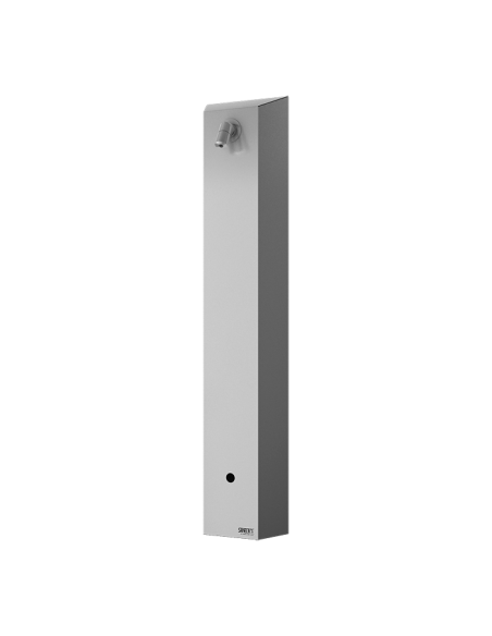 Nerūsējošā tērauda automātiskais dušas panelis aukstam vai iepriekš sajauktam ūdenim, 6 V Nerūsējošā tērauda automātiskais dušas panelis aukstam vai iepriekš sajauktam ūdenim, 6 V