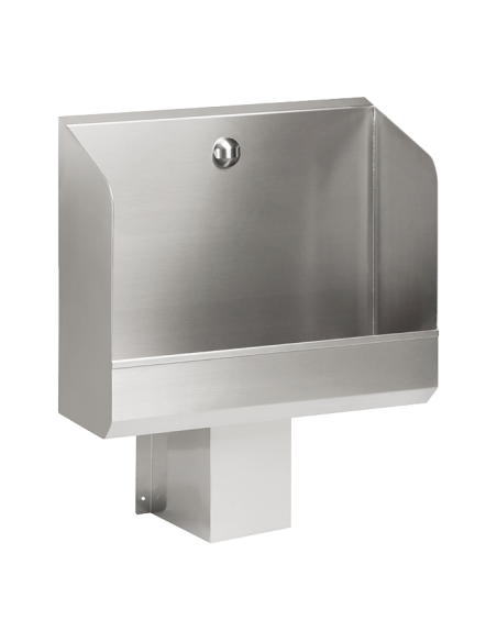 Nerūsējošā tērauda automātiskais pisuārs ar integrētu termisko skalošanas ierīci, 600 mm, 6 V Nerūsējošā tērauda automātiskais pisuārs ar integrētu termisko skalošanas ierīci, 600 mm, 6 V