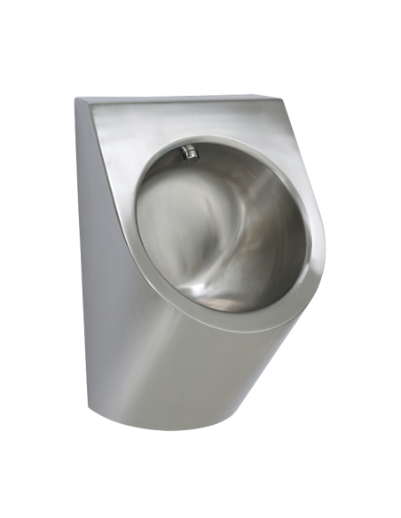 Nerūsējošā tērauda automātiskais pisuārs ar integrētu termisko skalošanas bloku, 24 V DC Nerūsējošā tērauda automātiskais pisuārs ar integrētu termisko skalošanas bloku, 24 V DC