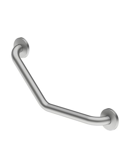 Nerūsējošā tērauda vannas satvērēja stienis fiksēts, izmēri 470 x 190 x 73 mm, matēts