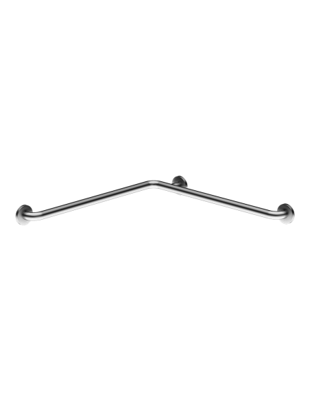 Nerūsējošā tērauda stūra satvērēja stienis, fiksēts, izmēri 760 x 760 mm, matēts Nerūsējošā tērauda stūra satvērēja stienis, fiksēts, izmēri 760 x 760 mm, matēts