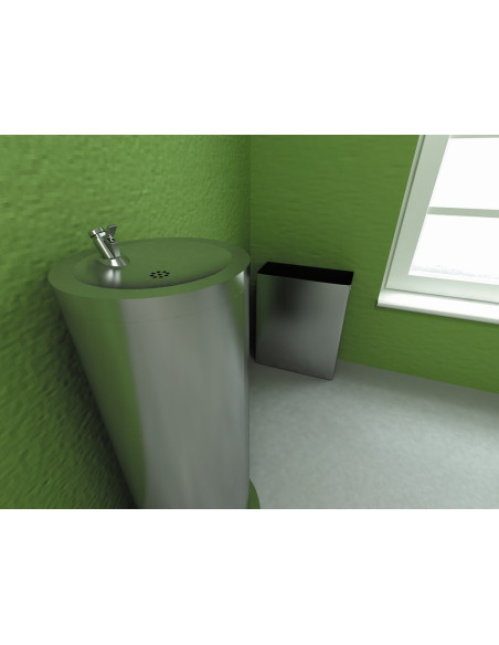 Nerūsējošā tērauda grīdā stiprināma dzeramā strūklaka, augstums 800 mm Nerūsējošā tērauda grīdā stiprināma dzeramā strūklaka, augstums 800 mm