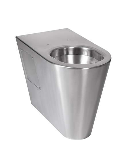 Nerūsējošā tērauda grīdas tualete cilvēkiem ar īpašām vajadzībām Nerūsējošā tērauda grīdas tualete cilvēkiem ar īpašām vajadzībām