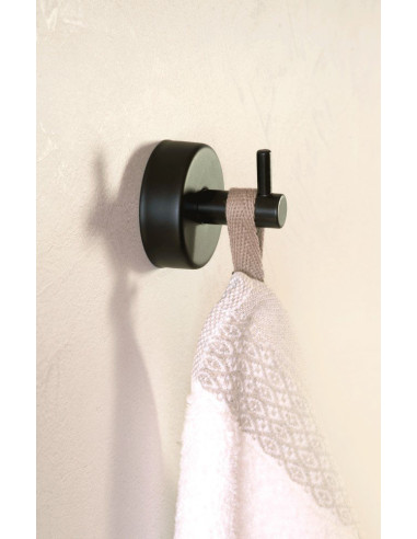 Nerūsējošā tērauda pakaramais, melna matēta apdare