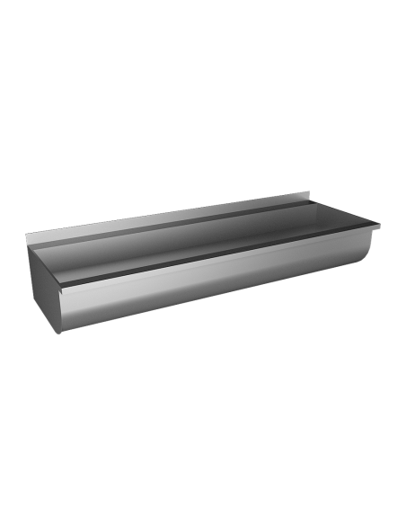 Nerūsējošā tērauda noapaļota sile bez priekšauta, no AISI 304, 1250 mm