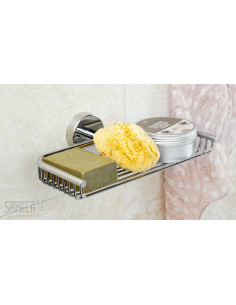 Nerūsējošā tērauda ziepju turētājs, pulēta apdare 2