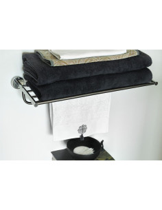 Nerūsējošā tērauda dvieļu pakaramais ar sliedi, pulēta apdare 2