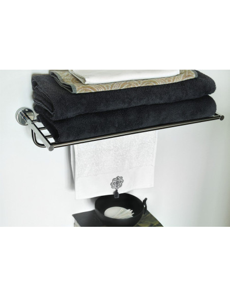 Nerūsējošā tērauda dvieļu pakaramais ar sliedi, pulēta apdare