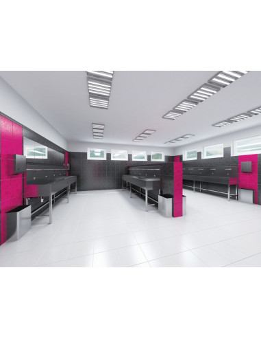 Nerūsējošā tērauda sile ar 2 integrētām elektronikām, termostata vārstu, garums 1250 mm, 24 V DC