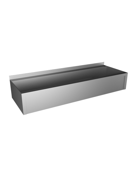 Nerūsējošā tērauda sile ar priekšautu, no AISI 304, 1250 mm