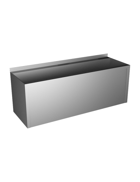 Nerūsējošā tērauda vandāļiem izturīga sile ar priekšautu, no AISI 304, 1250 mm