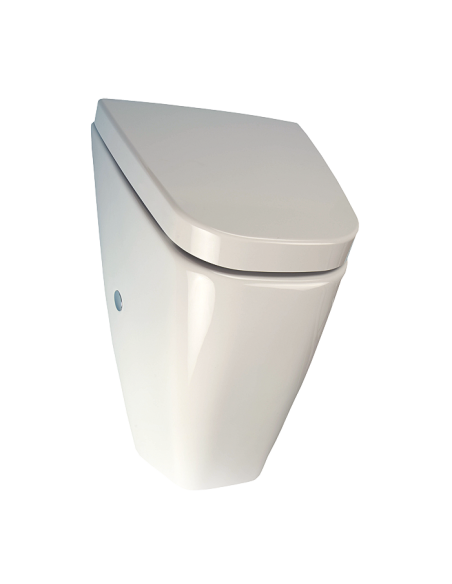 Pisuārs Vila ar vāku (sistēma Soft-close) un ar radara skalošanas bloku, 24 V DC Pisuārs Vila ar vāku (sistēma Soft-close) un ar radara skalošanas bloku, 24 V DC